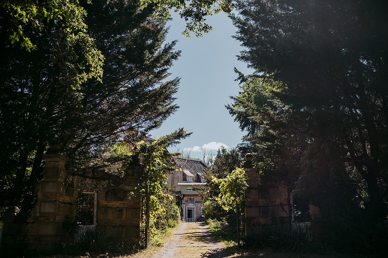 Entrance to the Chateau de Fougerette
